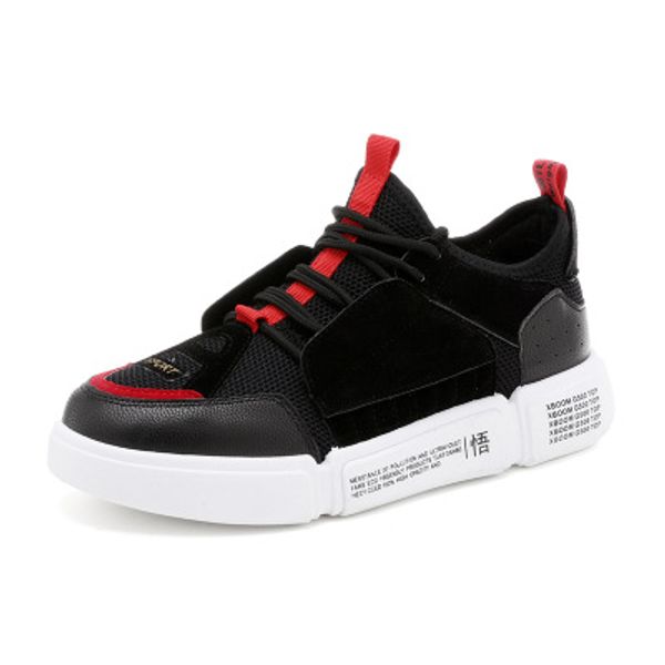 new breathable mesh summer men casual shoes slip on male fashion walking footwear lace up couples shoes, Black
