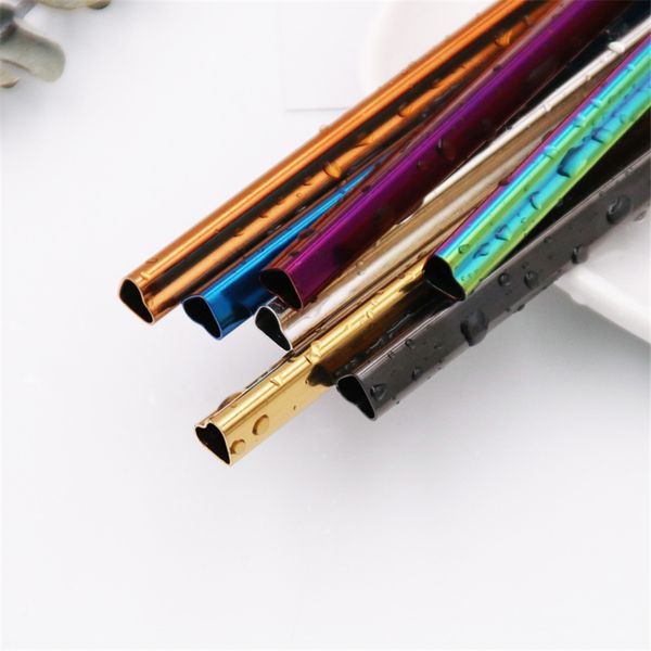 8.5"stainless steel metal drinking straws heart shaped reusable portable e-co friendly tubes colorful metal straw jk2006
8.5"stainless steel metal drinking straws heart shaped reusable portable e-co friendly tubes colorful metal straw jk2006