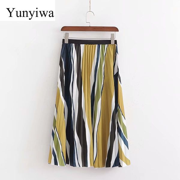 skirts 2021 women elastic waist color matching striped print pleated skirt faldas mujer ladie casual slim chic brand, Black
skirts 2021 women elastic waist color matching striped print pleated skirt faldas mujer ladie casual slim chic brand, Black