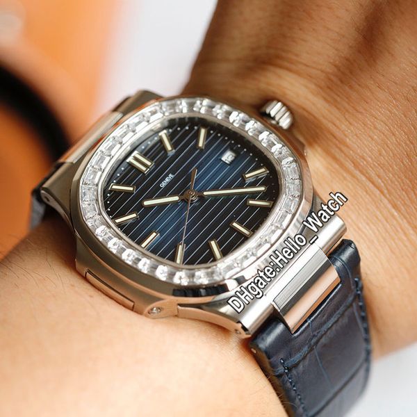 new sport 5713/1g-010 5711/1 cal.324 automatic mens watch blue texture dial square diamond bezel blue leather strap watches hello_watch, Slivery;brown
new sport 5713/1g-010 5711/1 cal.324 automatic mens watch blue texture dial square diamond bezel blue leather strap watches hello_watch, Slivery;brown