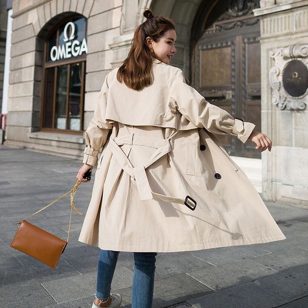 nicespring coat women tide fashion women's windbreaker sobrutudo feminino thin section autumn long women'strench coat for women, Tan;black
nicespring coat women tide fashion women's windbreaker sobrutudo feminino thin section autumn long women'strench coat for women, Tan;black