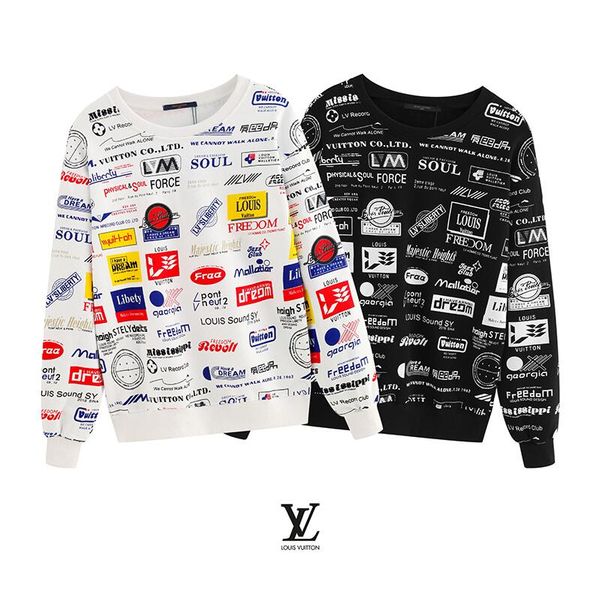 2019 men's and women's lvwinter new fashion sports sweater print short sleeve embroidered cotton men's sweater -5, Black
2019 men's and women's lvwinter new fashion sports sweater print short sleeve embroidered cotton men's sweater -5, Black
