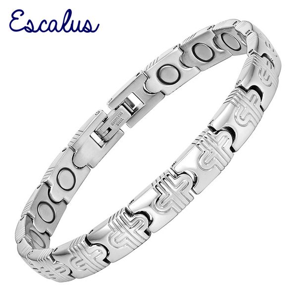 escalus trendy magnetic balance bohemia bracelet for women stainless steel silver plated chain link wristband charm jewelry, Black
escalus trendy magnetic balance bohemia bracelet for women stainless steel silver plated chain link wristband charm jewelry, Black