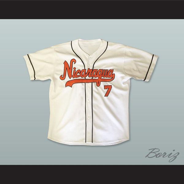 Nicaragua 7 White Baseball Jersey
Nicaragua 7 White Baseball Jersey