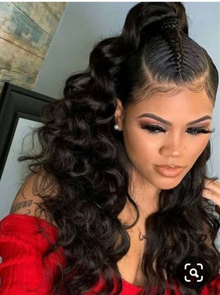 brazilian loose wave drawstring ponytail 100g-160g body wave clip in fashion women brazilian human ponytail hairstyle 16inch 1b, Black
brazilian loose wave drawstring ponytail 100g-160g body wave clip in fashion women brazilian human ponytail hairstyle 16inch 1b, Black