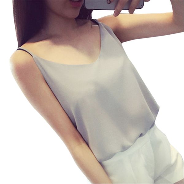 chiffon tank women summer sleeveless shirt v-neck cami loose casual female blusas mujer de moda 2019, White
chiffon tank women summer sleeveless shirt v-neck cami loose casual female blusas mujer de moda 2019, White