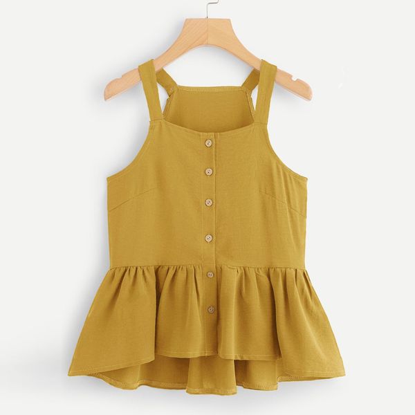 feitong fashion sling women casual camis sleeveless crop single breasted ruffle hem female 2019 summer haut femme, White
feitong fashion sling women casual camis sleeveless crop single breasted ruffle hem female 2019 summer haut femme, White