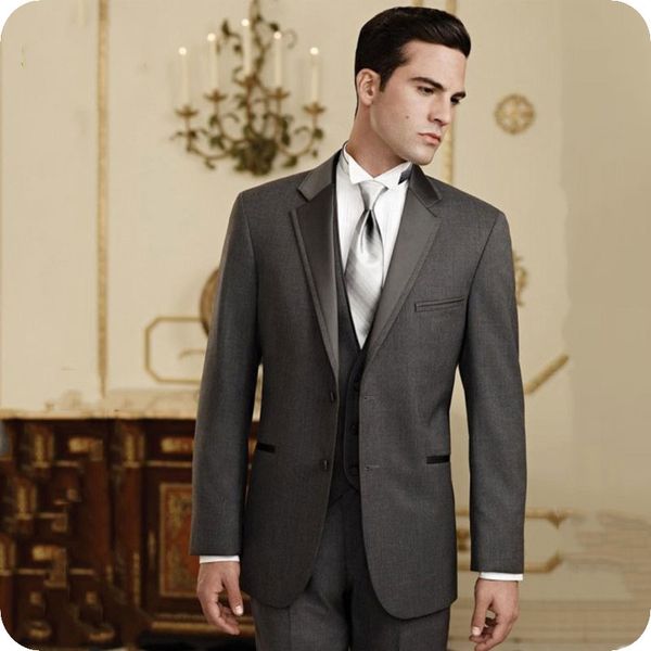 custom made grey men suits wedding tuxedos groom wear latest coat pant designs classic fit groomsmen man blazer 3piece costume homme, Black;gray
custom made grey men suits wedding tuxedos groom wear latest coat pant designs classic fit groomsmen man blazer 3piece costume homme, Black;gray