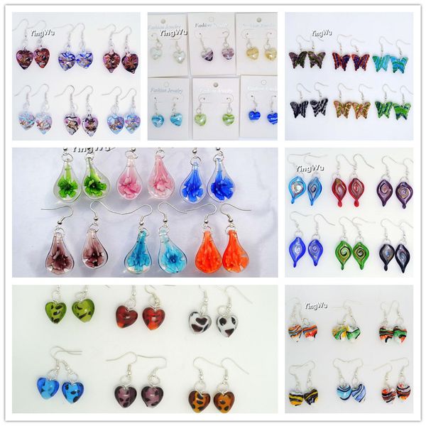 yingwu 6pairs fashion murano glass inspiration lampwork waterdrop glazed earrings jewelry for women long dangle earrings, Silver
yingwu 6pairs fashion murano glass inspiration lampwork waterdrop glazed earrings jewelry for women long dangle earrings, Silver