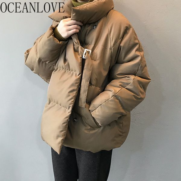 oceanlove stand collar warm parkas solid thick 2019 casual student winter coat women batwing sleeve loose jacket short 13342, Black
oceanlove stand collar warm parkas solid thick 2019 casual student winter coat women batwing sleeve loose jacket short 13342, Black