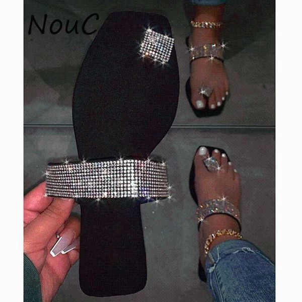2020 women rhinestone slippers single finger sandals woman summer spring fashion diamond outdoor beach shoe flat non-slip slides, Black
2020 women rhinestone slippers single finger sandals woman summer spring fashion diamond outdoor beach shoe flat non-slip slides, Black