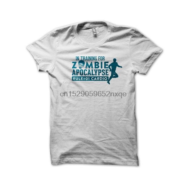 men t shirt white t-shirt zombie training tshirts women t-shirt, White;black 
men t shirt white t-shirt zombie training tshirts women t-shirt, White;black