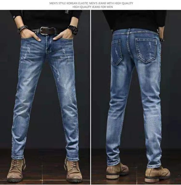 new arrivals classic fashion designer mens jeans stretch fabric slim highgrade washed simple generous casual style pants size w28w36, Blue
new arrivals classic fashion designer mens jeans stretch fabric slim highgrade washed simple generous casual style pants size w28w36, Blue