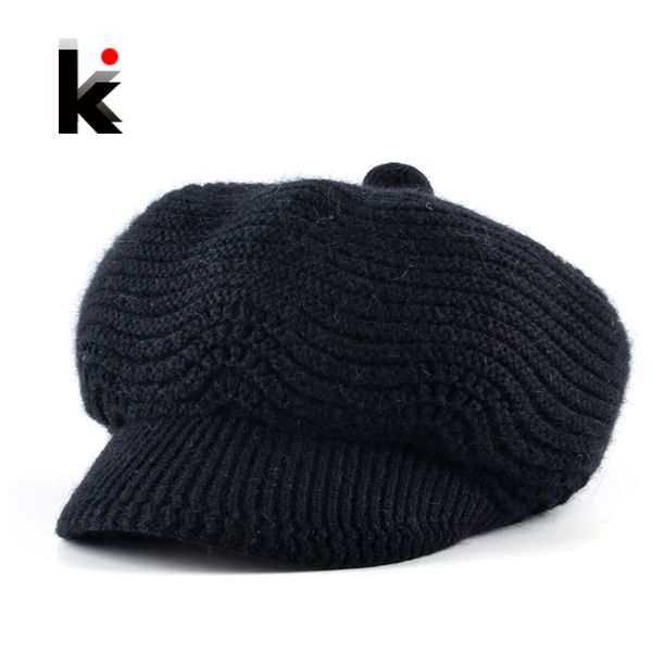 fashion newsboy hats for women winter knitted rabbit fur berets cap ladies add velvet double layer warm gorros boina feminina, Blue;gray
fashion newsboy hats for women winter knitted rabbit fur berets cap ladies add velvet double layer warm gorros boina feminina, Blue;gray
