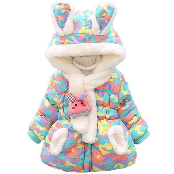 Bibihou Winter Cute Rabbit Baby Jacket Thick Cotton-Padded Baby Girl Outerwear Infant Baby Boys Parka Toddler Girls Snow Wear
Bibihou Winter Cute Rabbit Baby Jacket Thick Cotton-Padded Baby Girl Outerwear Infant Baby Boys Parka Toddler Girls Snow Wear