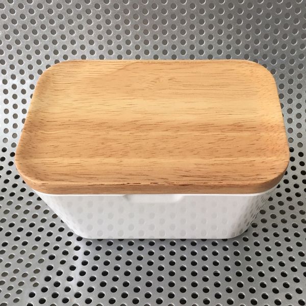 250/500ml butter box dish with lid holder storage container wood melamine serving box l kitchen tools dinnerware tableware 
250/500ml butter box dish with lid holder storage container wood melamine serving box l kitchen tools dinnerware tableware