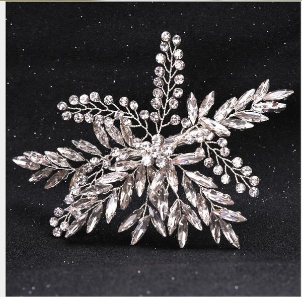 bride handmade hair jewelry bride headdress crystal bead leaf shaping hairpin jewelry hair jewelry, Slivery;golden
bride handmade hair jewelry bride headdress crystal bead leaf shaping hairpin jewelry hair jewelry, Slivery;golden