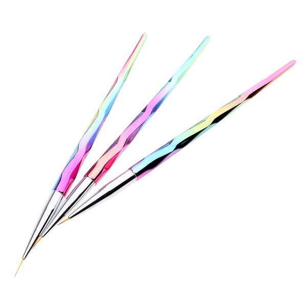 3pcs 5,8,10 mm salon nail art liner soft thin brush uv gel polish painting drawing design pens
3pcs 5,8,10 mm salon nail art liner soft thin brush uv gel polish painting drawing design pens