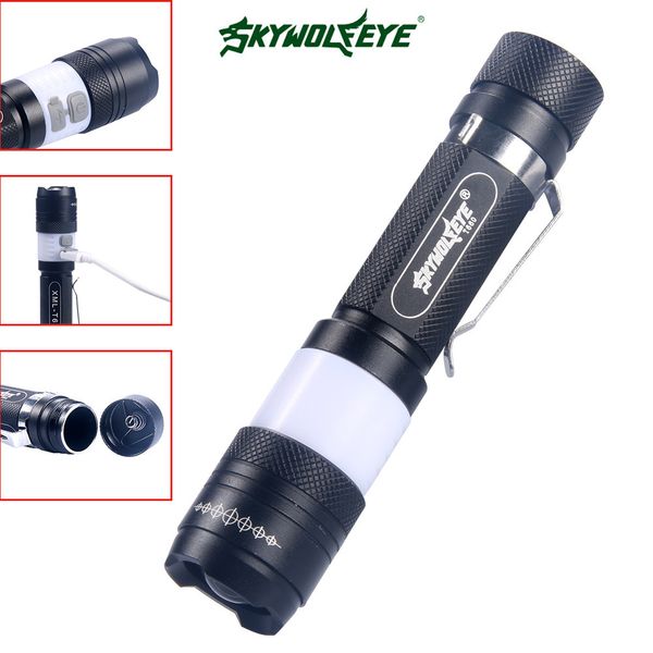 skywolfeye вращающегося сосредоточение usb charge водить кемпинг фонарик легкого алюминиевый сплав фонарик
skywolfeye вращающегося сосредоточение usb charge водить кемпинг фонарик легкого алюминиевый сплав фонарик