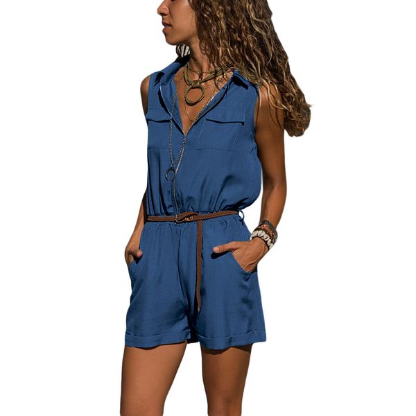 summer v-neck sleeveless woman play suits casual european style sash female playsuits2c, Black;white
summer v-neck sleeveless woman play suits casual european style sash female playsuits2c, Black;white
