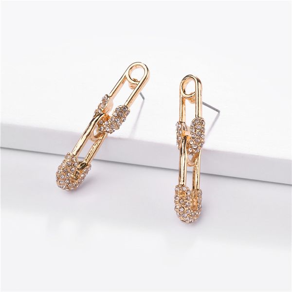qingdao europe and the united states brand earrings jewelry alloy paper clip pin gem diamond female earrings amazon express, Golden;silver
qingdao europe and the united states brand earrings jewelry alloy paper clip pin gem diamond female earrings amazon express, Golden;silver