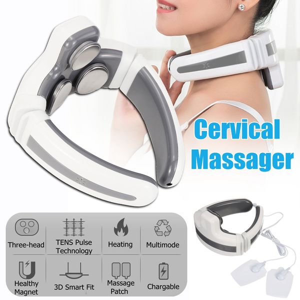 3 heads pulse smart neck cervical pain relief massager remote control pulse neck cervical massage with far infrared heating electric massage
3 heads pulse smart neck cervical pain relief massager remote control pulse neck cervical massage with far infrared heating electric massage