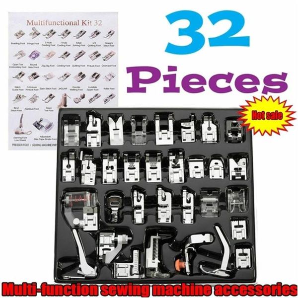 sewing notions & tools presser foot set metal plastic domestic knitting supplies brother singer machine accessory part, Black
sewing notions & tools presser foot set metal plastic domestic knitting supplies brother singer machine accessory part, Black