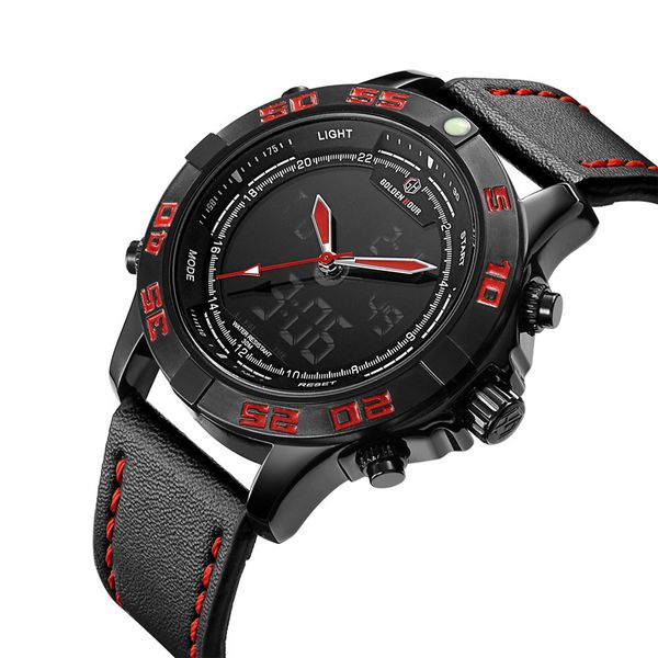 selling brand gh-113 new mens led quartz watches genuine leather male watches fashion casual men clock, Slivery;brown
selling brand gh-113 new mens led quartz watches genuine leather male watches fashion casual men clock, Slivery;brown