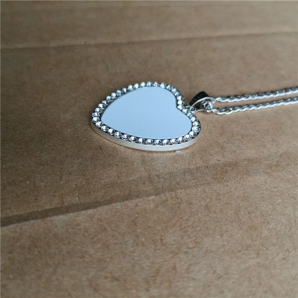 sublimation blank heart necklaces pendants drill women new necklace pendant tranfer printing consumable factory price wholesale, Silver
sublimation blank heart necklaces pendants drill women new necklace pendant tranfer printing consumable factory price wholesale, Silver