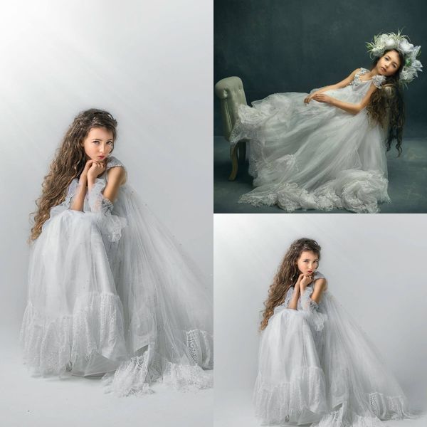 fairy grey blue little girls pageant dresses lace pearls cap sleeve a line flower girl dress for wedding party gowns princess wear, White;blue
fairy grey blue little girls pageant dresses lace pearls cap sleeve a line flower girl dress for wedding party gowns princess wear, White;blue