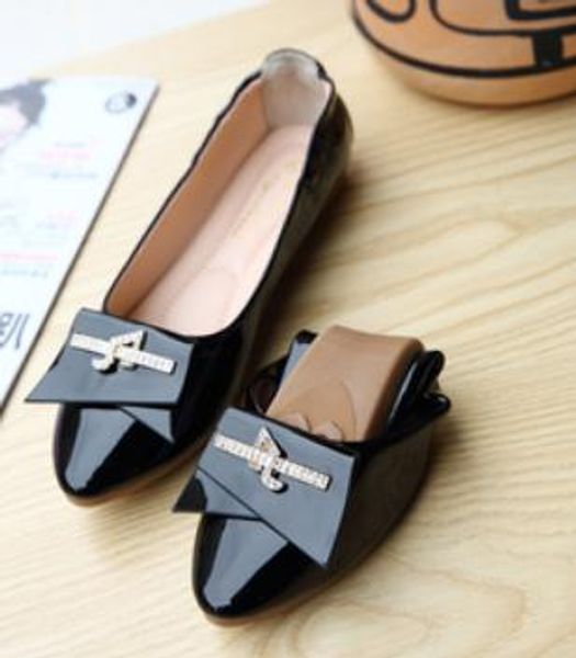 2019 women's shoes in spring and autumn with new style flat bottom pointed end bowknot@175, Black
2019 women's shoes in spring and autumn with new style flat bottom pointed end bowknot@175, Black