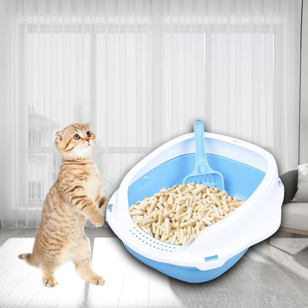 2019 new cat litter semi-enclosed cat litter box with shovel cat toilet suitable for cats and small dogs
2019 new cat litter semi-enclosed cat litter box with shovel cat toilet suitable for cats and small dogs
