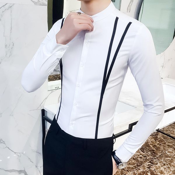 black white colors dress shirt men long sleeve big size combed cotton casual shirts men formal dress shirt mens clothes, White;black
black white colors dress shirt men long sleeve big size combed cotton casual shirts men formal dress shirt mens clothes, White;black