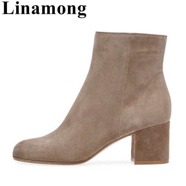 spring and autumn fashion women short boots six colors round toe and sqaure heel mid heel women shoes, Black
spring and autumn fashion women short boots six colors round toe and sqaure heel mid heel women shoes, Black