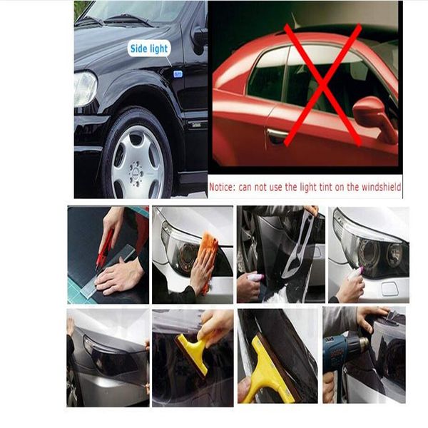 12'' x 72'' light black headlight tail fog smoke tint vinyl film sheet sticker 30cm x 180cm easy install waterproof
12'' x 72'' light black headlight tail fog smoke tint vinyl film sheet sticker 30cm x 180cm easy install waterproof