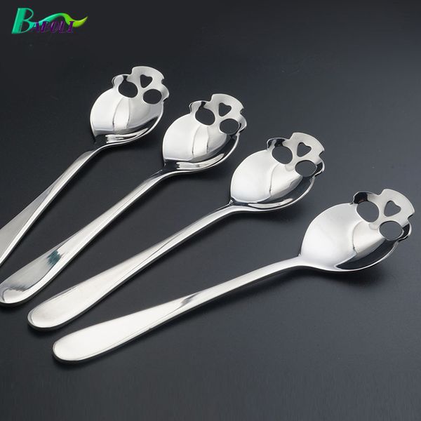 1 pc 15.1*3.4*0.25cm stainless steel skull shape coffee milk spoon ice cream stirring spoons tableware kitchen accessories
1 pc 15.1*3.4*0.25cm stainless steel skull shape coffee milk spoon ice cream stirring spoons tableware kitchen accessories