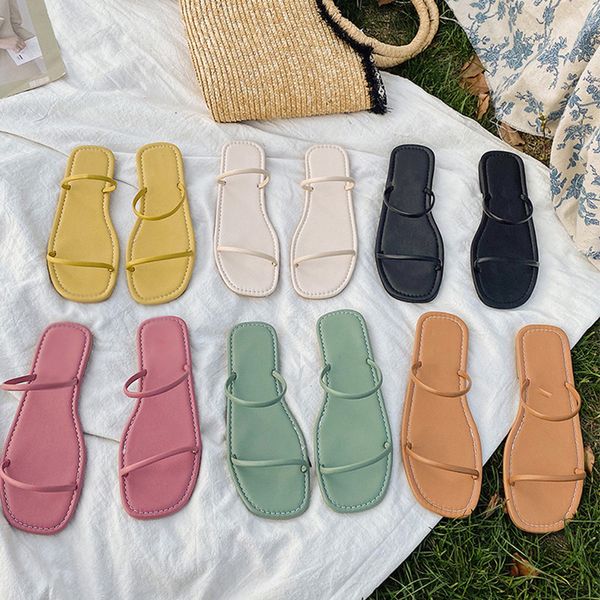 2020 new women slippers thin belt leather ladies sandals open toe flat casual slides summer outdoor beach female flip flops, Black
2020 new women slippers thin belt leather ladies sandals open toe flat casual slides summer outdoor beach female flip flops, Black