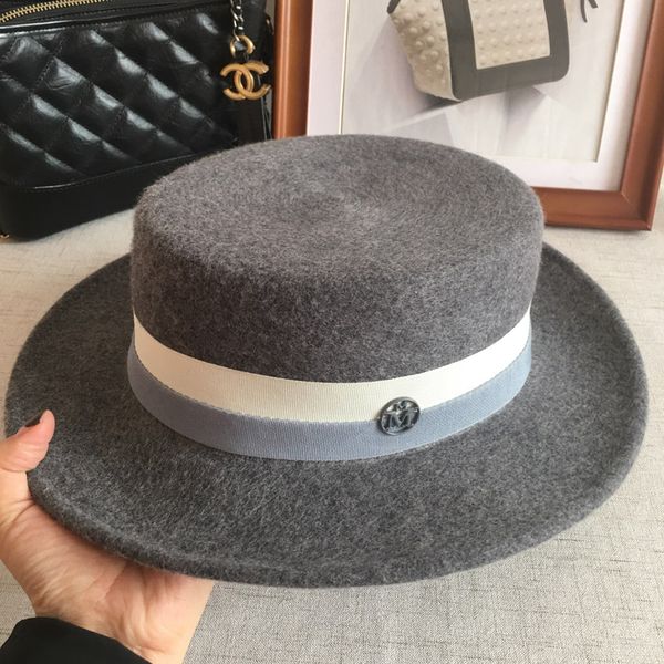 new wool, flat flat brim back side small hat leisure together evanescent hues with street british female hat, Blue;gray
new wool, flat flat brim back side small hat leisure together evanescent hues with street british female hat, Blue;gray