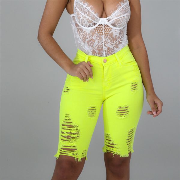 2019 women neon green pink jeans shorts holes biker shorts casual summer bodycon denim short trousers, White;black
2019 women neon green pink jeans shorts holes biker shorts casual summer bodycon denim short trousers, White;black
