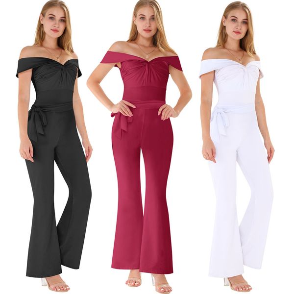 fashion solid color shoulder straps jumpsuit women's jumpsuits rompers nightclub jumpsuits women's long pants, Black;white
fashion solid color shoulder straps jumpsuit women's jumpsuits rompers nightclub jumpsuits women's long pants, Black;white
