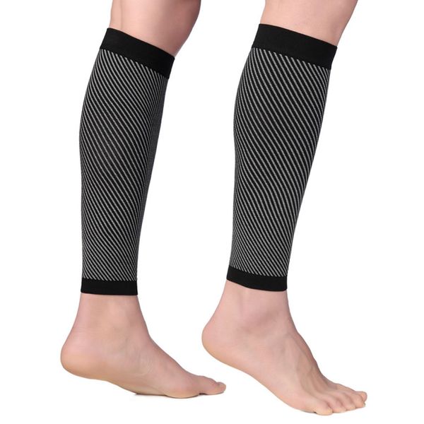 2pcs compression socks protect fitness soft exercise high elastic running leg sleeve calf support stripe pattern camping hiking, Black
2pcs compression socks protect fitness soft exercise high elastic running leg sleeve calf support stripe pattern camping hiking, Black