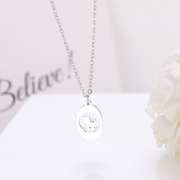 popular stainless steel for women necklaces cute cat pendant gold and silver color pendant necklace engagement jewelry
popular stainless steel for women necklaces cute cat pendant gold and silver color pendant necklace engagement jewelry