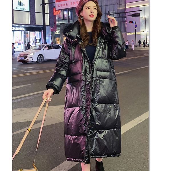 2019 winter new women down jacket black long hooded white duck down warm coat fashion casual loose thick parka p078
2019 winter new women down jacket black long hooded white duck down warm coat fashion casual loose thick parka p078