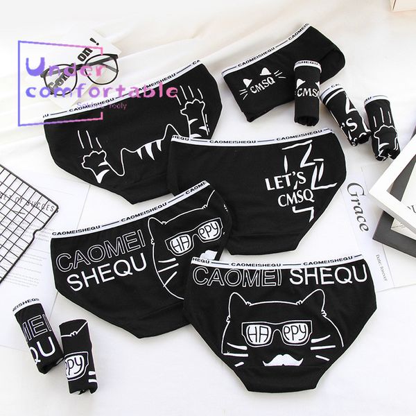 happy fashion cat printed women underwear 100% cotton cute female panties comfortable intimates lovely girls briefs 2806, Black;pink
happy fashion cat printed women underwear 100% cotton cute female panties comfortable intimates lovely girls briefs 2806, Black;pink
