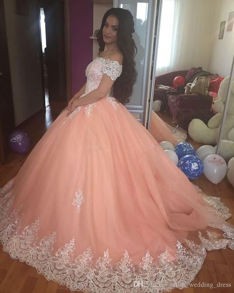 2020 pink sweet quinceanera dresses ball gowns bateau neck short sleeves appliques tulle plus size dresses saudi arabic prom dresses, Blue;red
2020 pink sweet quinceanera dresses ball gowns bateau neck short sleeves appliques tulle plus size dresses saudi arabic prom dresses, Blue;red