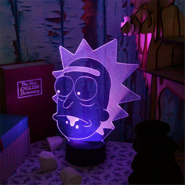 rick and morty led rick 3d night light led lamp home decoration lampara multicolor change creative lighting cartoon kid boy gift
rick and morty led rick 3d night light led lamp home decoration lampara multicolor change creative lighting cartoon kid boy gift