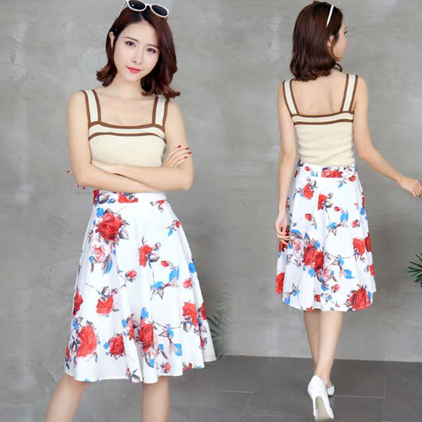 colourful women digital printing midi pleated skirt fad loose easy-matching femme summer jupe high street wear skirt, Black
colourful women digital printing midi pleated skirt fad loose easy-matching femme summer jupe high street wear skirt, Black