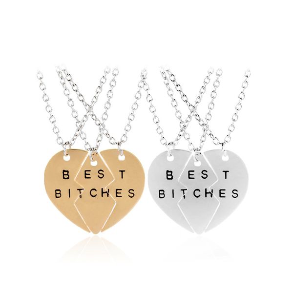 2021 new bitches letter necklace heart pendants gold silver necklace fashion jewelry for friend gift
2021 new bitches letter necklace heart pendants gold silver necklace fashion jewelry for friend gift