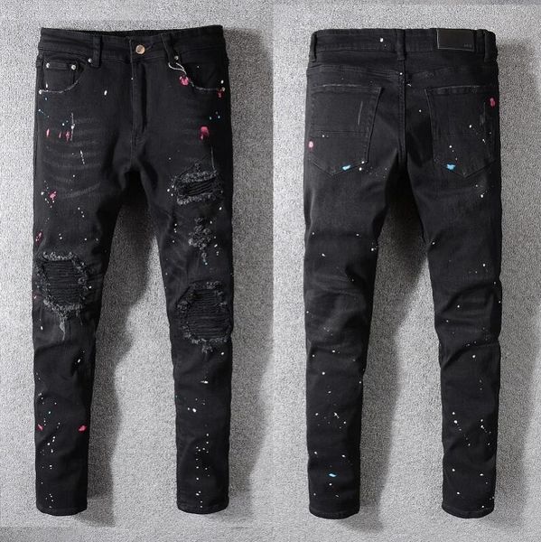 2020 new arrival men designer jeans denim embroidery pants 40size 28-40 41, Blue
2020 new arrival men designer jeans denim embroidery pants 40size 28-40 41, Blue