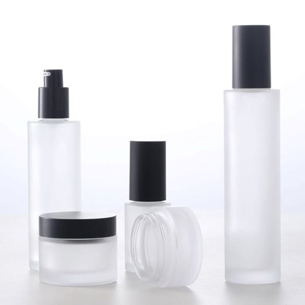 30g 50g frosted glass empty cream pot jar eye face feet sunscreen cream mask container 30ml pump lotion bottle f2614
30g 50g frosted glass empty cream pot jar eye face feet sunscreen cream mask container 30ml pump lotion bottle f2614